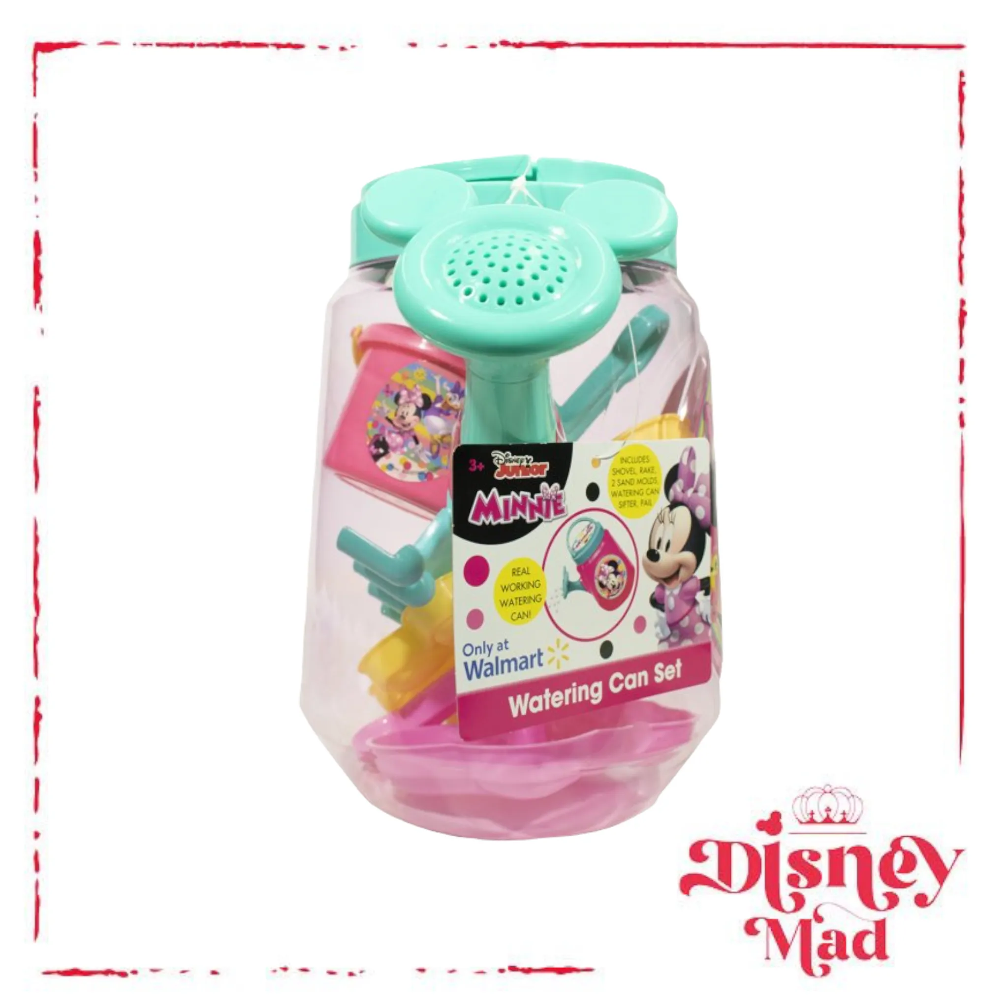 Disney Minnie Mouse Watering Can With Accessories