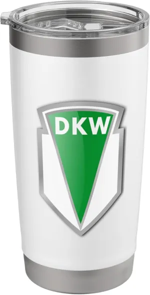DKW Dampf-Kraft-Wagen Vintage Classic Car Design Stainless Steel Insulated Tumbler