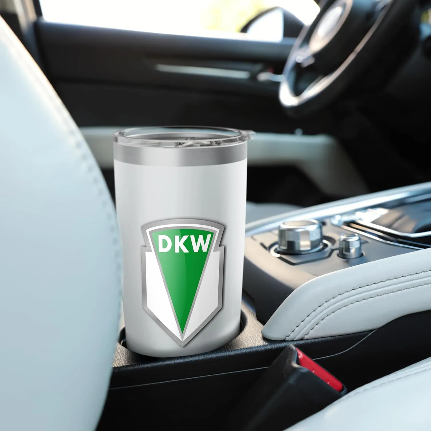 DKW Dampf-Kraft-Wagen Vintage Classic Car Design Stainless Steel Insulated Tumbler