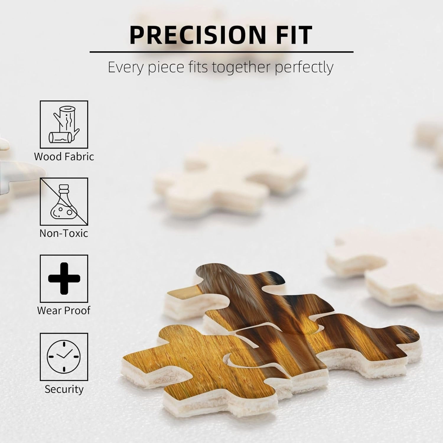 Dogs On The Vast Grassland，500 Pcs Wooden Jigsaw Puzzles for Adults,Entertainment Games to Exercise Patience and Hands-On Ability,Completed with Family Members During Holidays