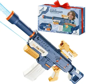 Dolanus Electric Water Gun for Kids Adults - 1200mAh Rechargeable Battery, Long Range, 2 Modes, Automatic Squirt Gun, Summer Outdoor Beach Swimming Pool Party Toys for Age 8 9 10 11 12 Years Old Boys