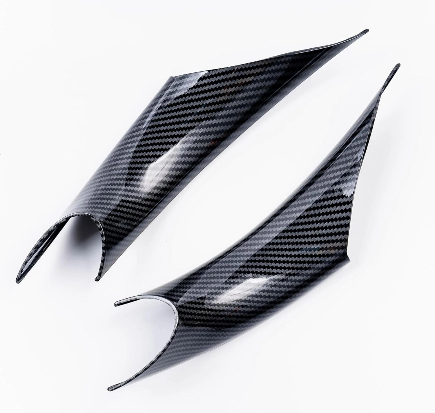 Door Pull Handle Cover Interior Trim for BMW 3 Series 320, 328, 330, 335, M3 2013-2018, 4 Series 428, 435, M4 2014-2019 (Left  Right, Carbon Fiber)