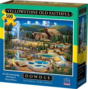 Dowdle Jigsaw Puzzle - Yellowstone Old Faithful - 500 Piece