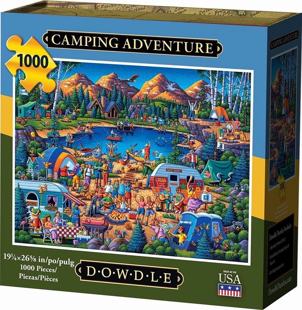 Dowdle Jigsaw Puzzle - Camping Adventure - 1000 Piece