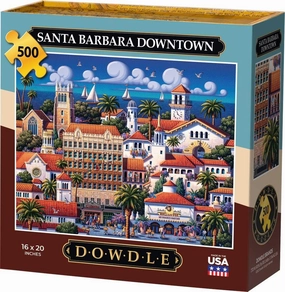 Dowdle Jigsaw Puzzle - Santa Barbara Downtown - 500 Piece