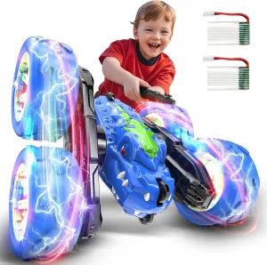 Dual-sided RC Stunt Car - Dino Edition