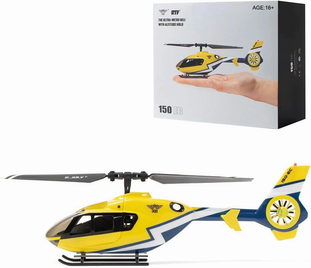 EC-135 Hummingbird RC Helicopter for Beginner Adults, RC Aircraft 1/68 2.4G RC 6CH Mini Eurocopter EC-135 Helicopter Aviation with 6-axis Gyroscope, RC Airplanes Toys - RTF Version