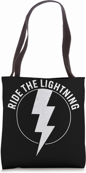 Electric Vehicle Electric Car Ride The Lightning Tote Bag