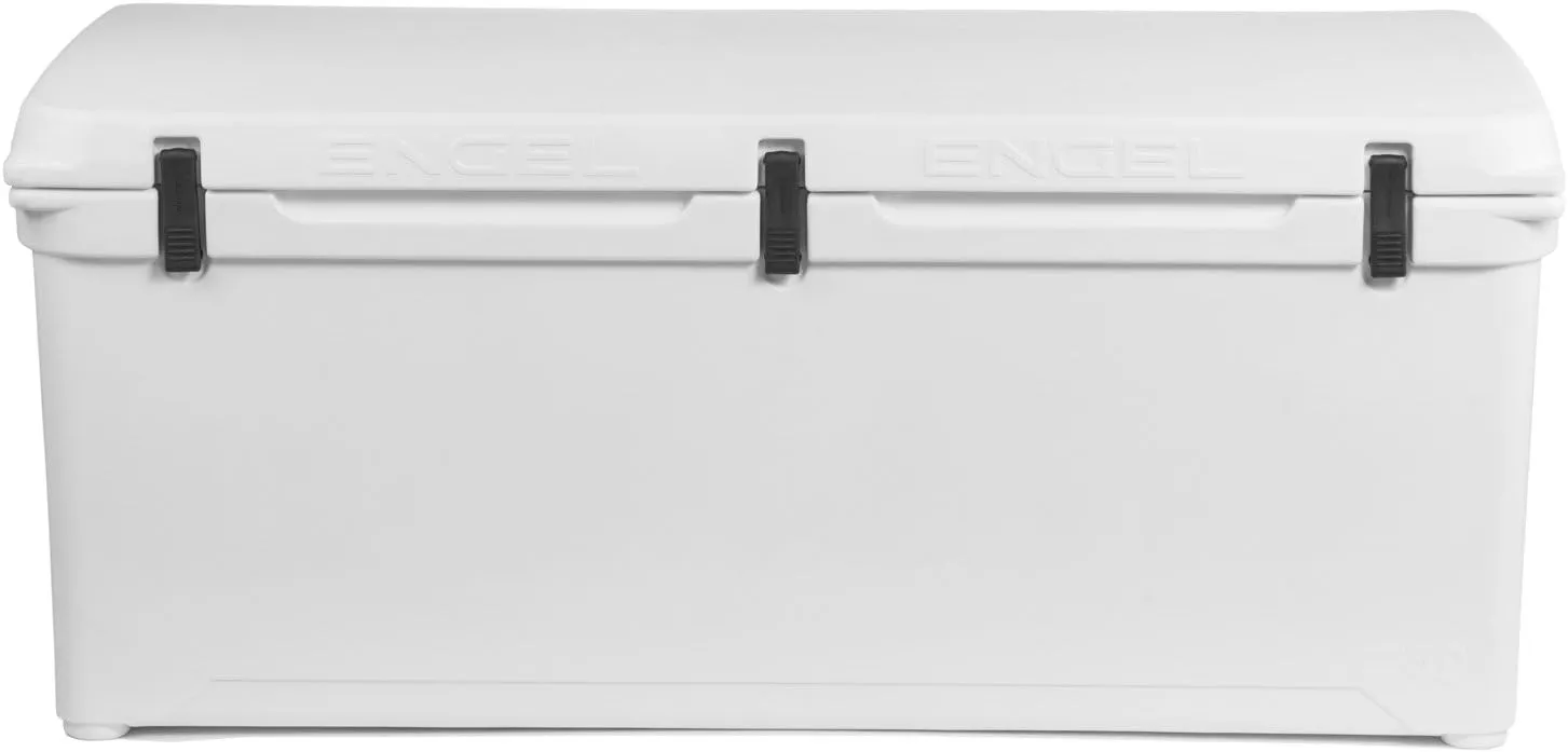 Engel Coolers ENG240 Cooler | 274 Can High Performance Durable Seamless Rotationally Molded Ice Box for Camping, Hunting, and Fishing - White