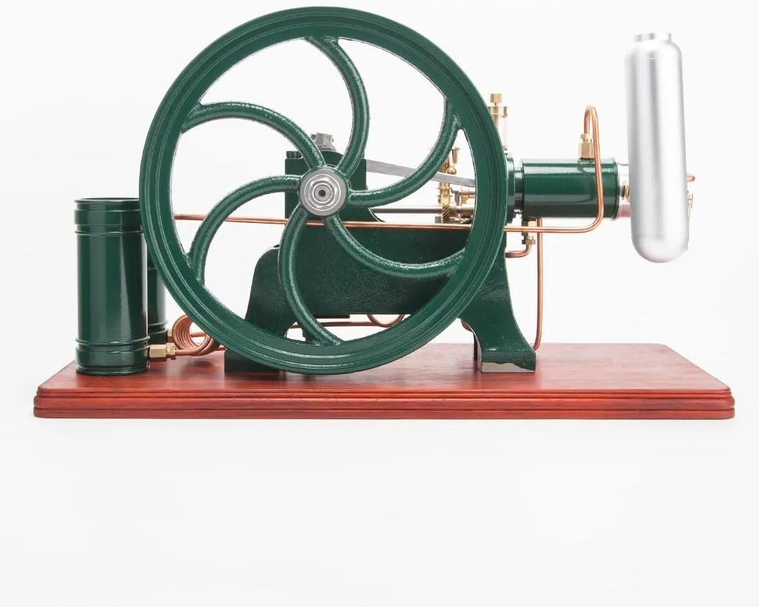Engine Model Kits, Water-Cooled Stationary Horizontal Engine Kit for Adults, Engine Motor Model Educational Physics Experiment STEM Model - RTR