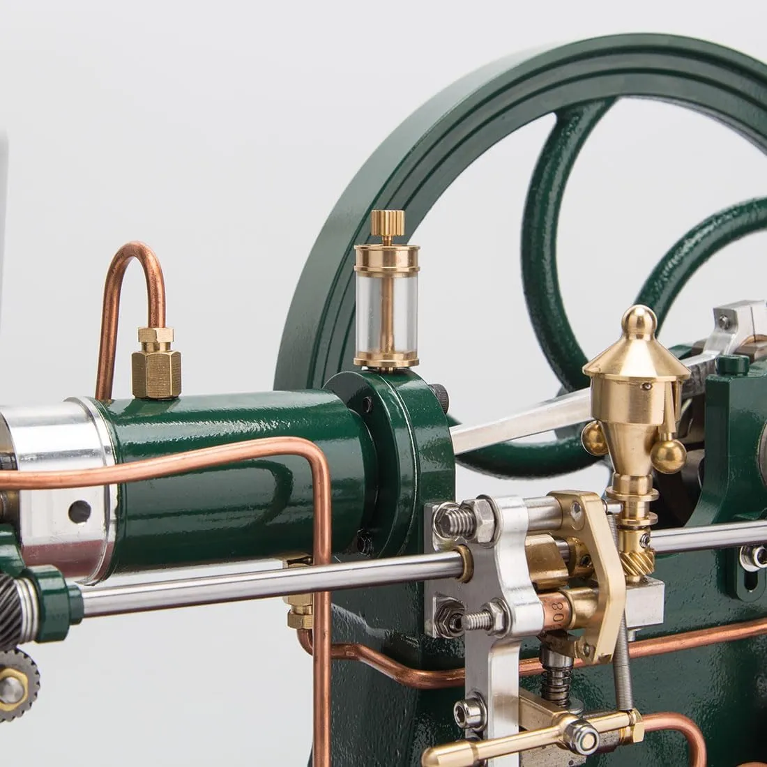 Engine Model Kits, Water-Cooled Stationary Horizontal Engine Kit for Adults, Engine Motor Model Educational Physics Experiment STEM Model - RTR