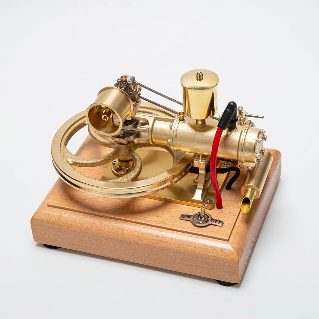 Engine Model Kits, Horizontal Engine Kit for Adults, Engine Motor Model Educational Physics Experiment STEM Model - RTR