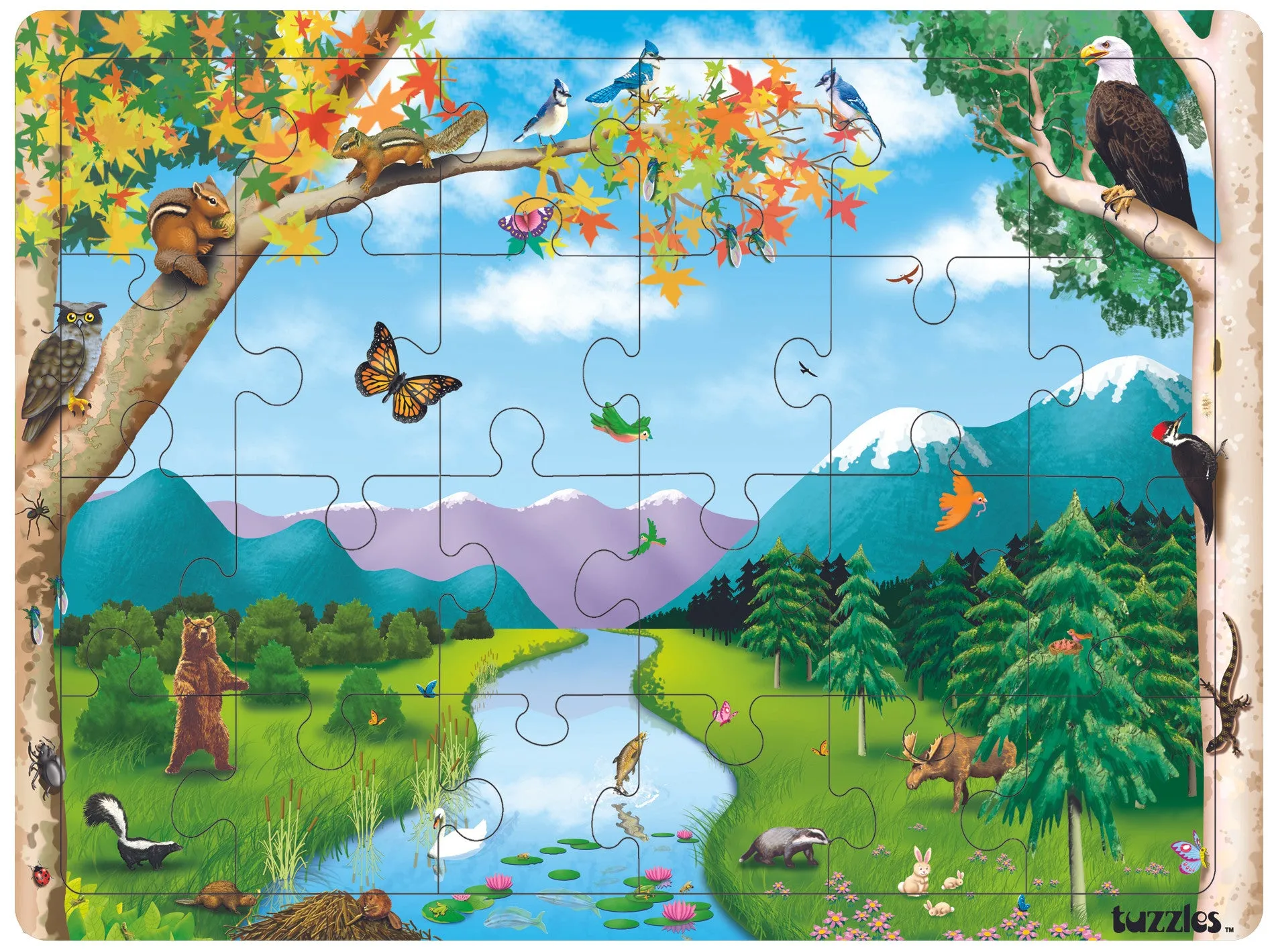 Environmental Damage  layered puzzle