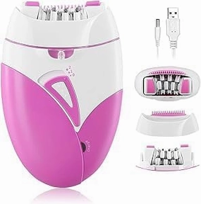 Epilator, Facial Epilator for Women, Cordless Facial Hair Removal Body Hair Removal, Smooth Glide Epilator Lady Facial Hair Removal Device for Bikini Trimmer for Arm, Leg, Underarm