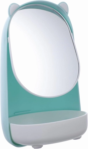 Fashion Compact Makeup Mirror Led Lighted Vanity Mirror Table Standable for Women