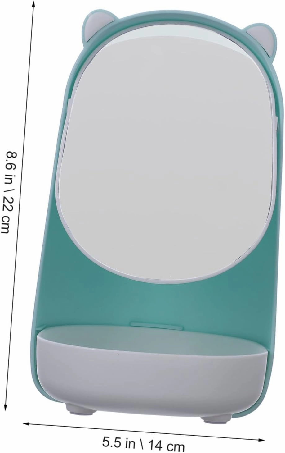 Fashion Compact Makeup Mirror Led Lighted Vanity Mirror Table Standable for Women