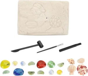 FAVOMOTO Educational Toys for Boys and Girls Imitation Gems Toy Set Archaeological Plaything Digging Gemstone Kit