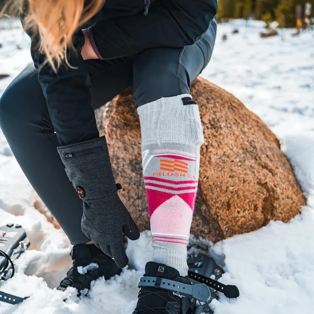 Fieldsheer Mobile Warming Women's Premium 2.0 Merino Heated Socks 3.7V