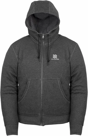Fieldsheer Men's Phase Plus Insulated Electric Heated Hoodie w/3 Heat Zones Rechargeable 7.4v Battery and Mobile App Ready, for Winter, Outdoor, Casual –Grey, 3X-Large