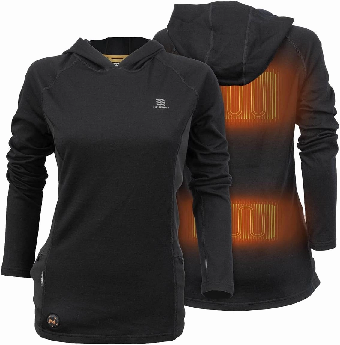 Fieldsheer Mobile Warming Women's Merino Heated Baselayer Shirt 7.4V