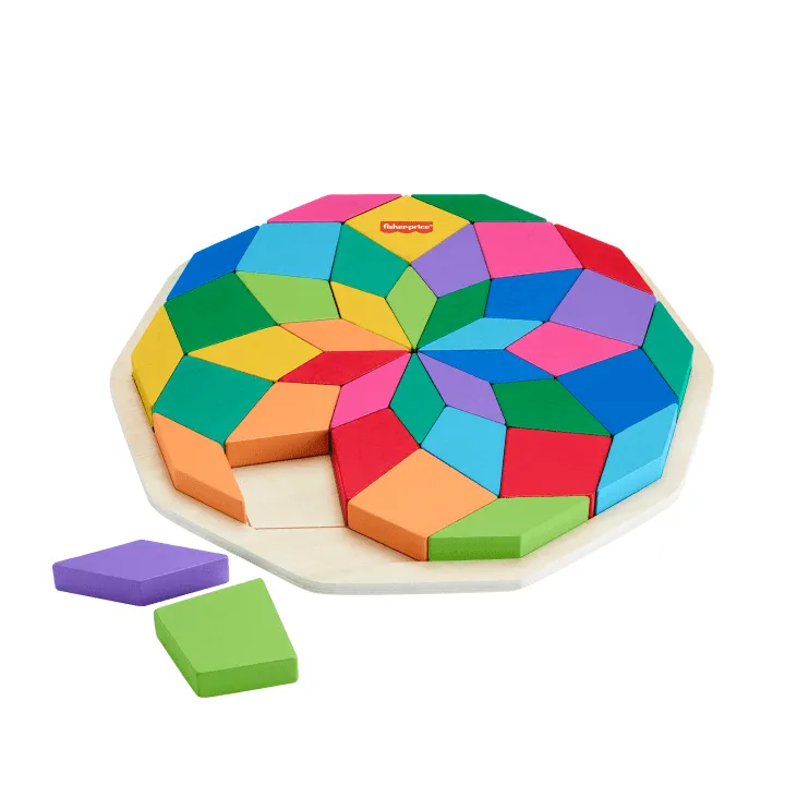 FISHER PRICE WOODEN MANDALA PUZZLE