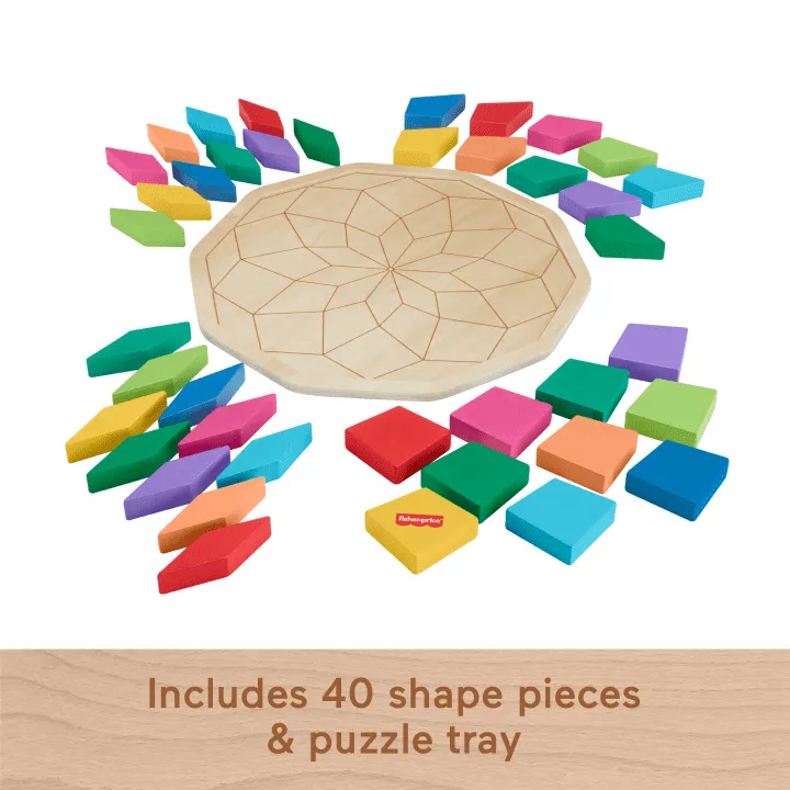 FISHER PRICE WOODEN MANDALA PUZZLE
