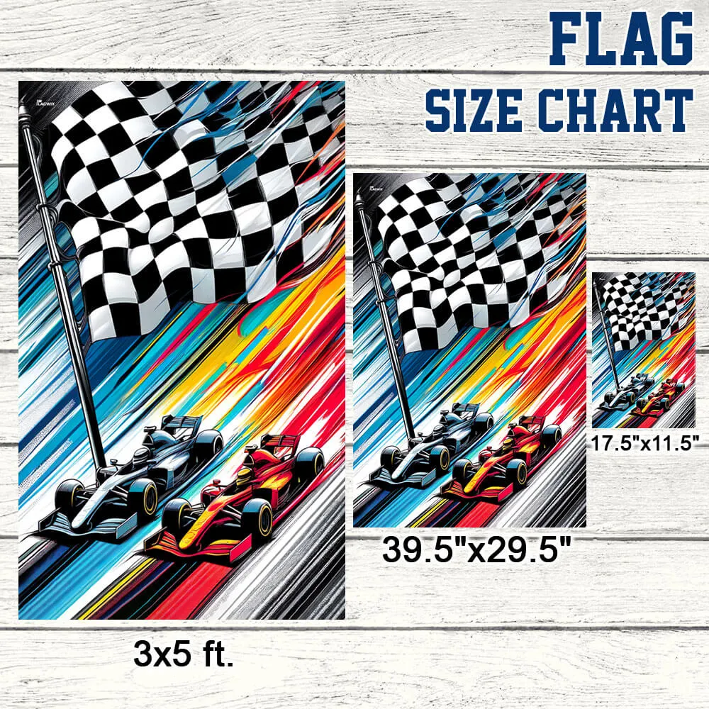 FLAGWIX Racing Car Flag TQN2862F