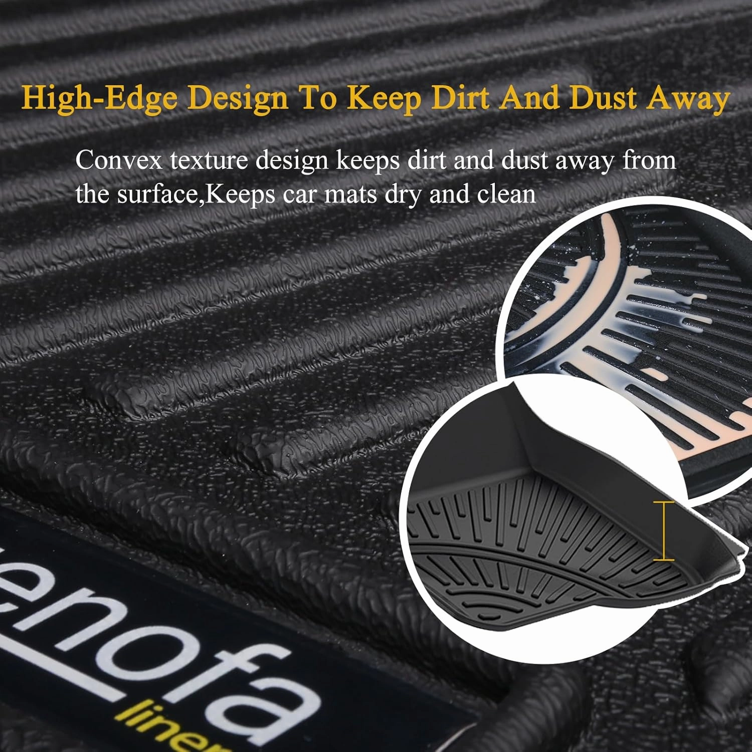 Floor Mats for 2012-2017 Chevy Equinox/GMC Terrain Floor Liner All Weather Car Mats Waterproof Accessories Custom for Chevrolet Equinox