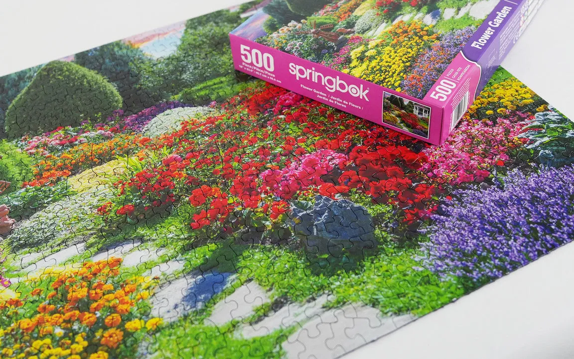 Flower Garden 500 Piece Puzzle
