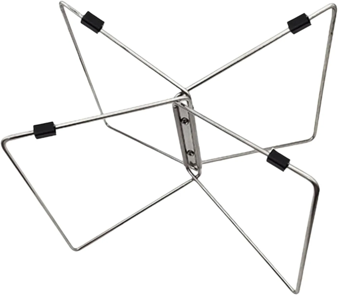 Foldable Cooler Stand Fridge Ice Box Holder Stainless Steel Portable Storage Bin Stand Suitcase Rack for Fishing Travel BBQ