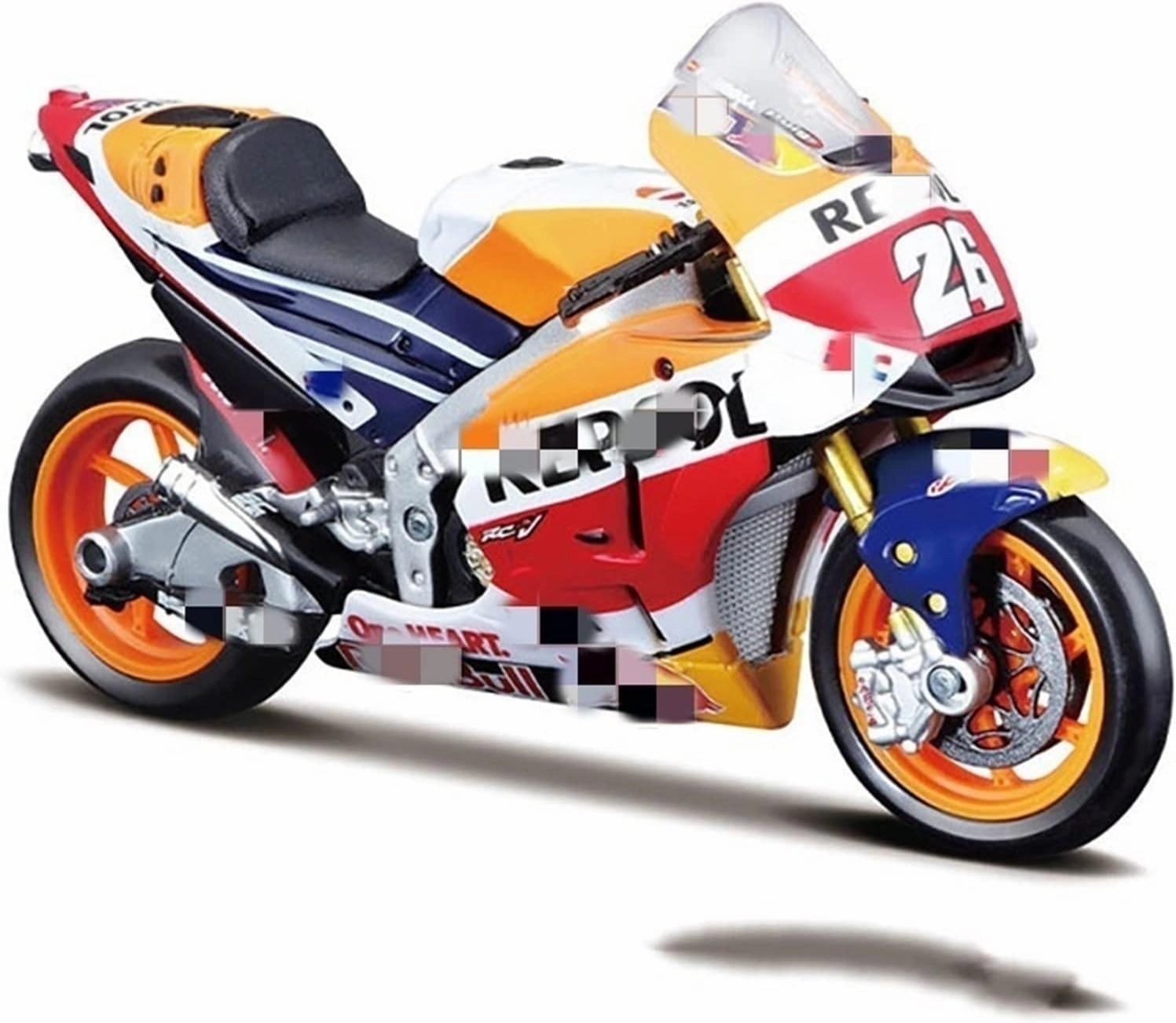 For Ducati Team 2021 Desmosedici #89 #05 , For Yamaha Factory Racing YZR M1 2022 #21, 1:18 Simulation Race Car Motorcycle Street Car Model Hand Puppet Collection Ornament Men's Gift Motorcycle model(N