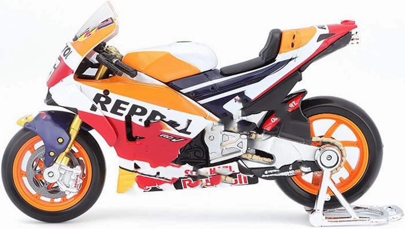 For Ducati Team 2021 Desmosedici #89 #05 , For Yamaha Factory Racing YZR M1 2022 #21, 1:18 Simulation Race Car Motorcycle Street Car Model Hand Puppet Collection Ornament Men's Gift Motorcycle model(N
