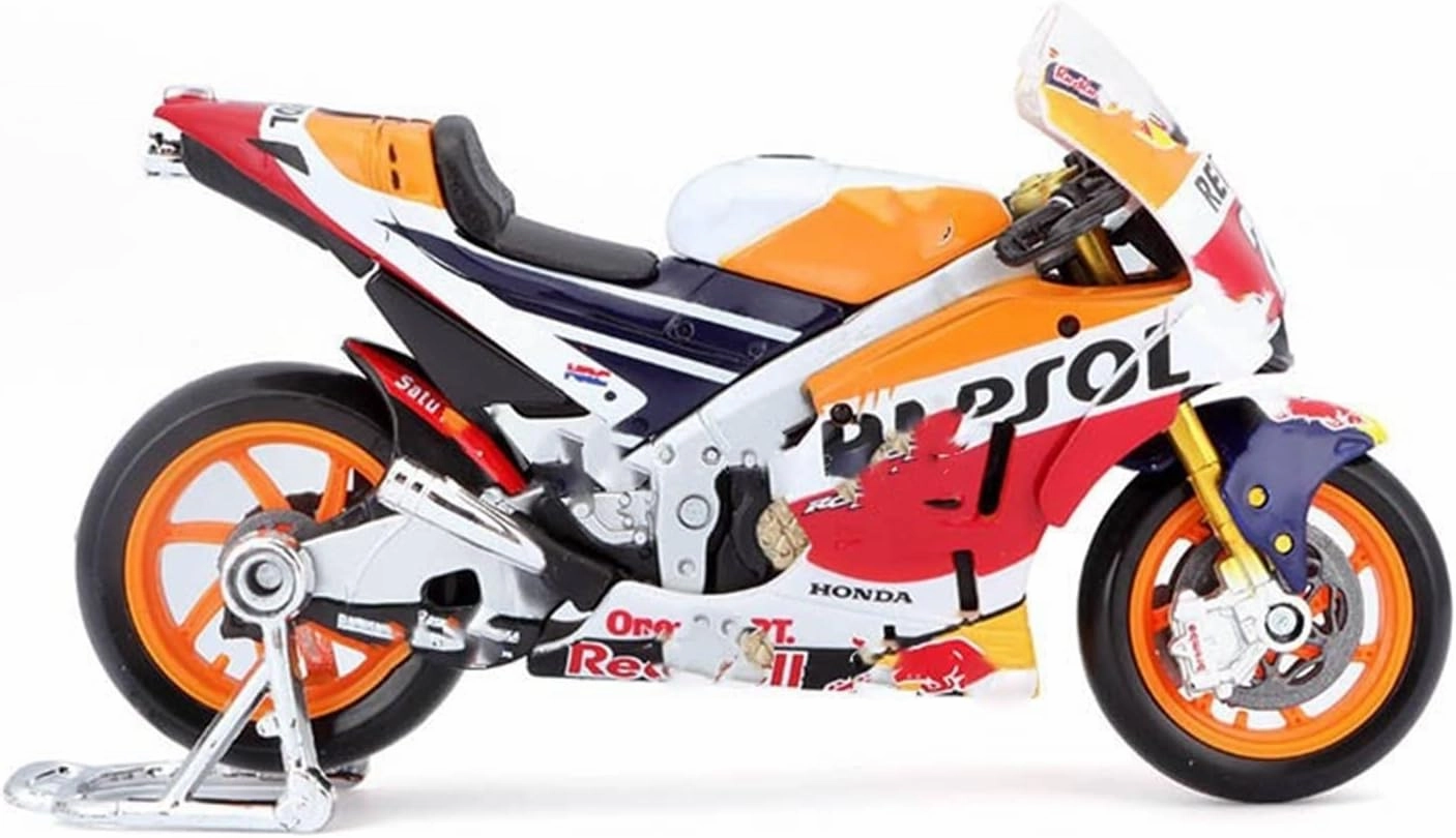 For Ducati Team 2021 Desmosedici #89 #05 , For Yamaha Factory Racing YZR M1 2022 #21, 1:18 Simulation Race Car Motorcycle Street Car Model Hand Puppet Collection Ornament Men's Gift Motorcycle model(N