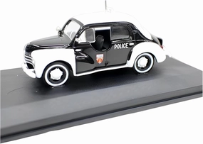 for Renault 4CV 1956 1 43 Classic Police Car Model Vintage Car Collectibles Souvenir Display Non-Remote App Controlled Toys