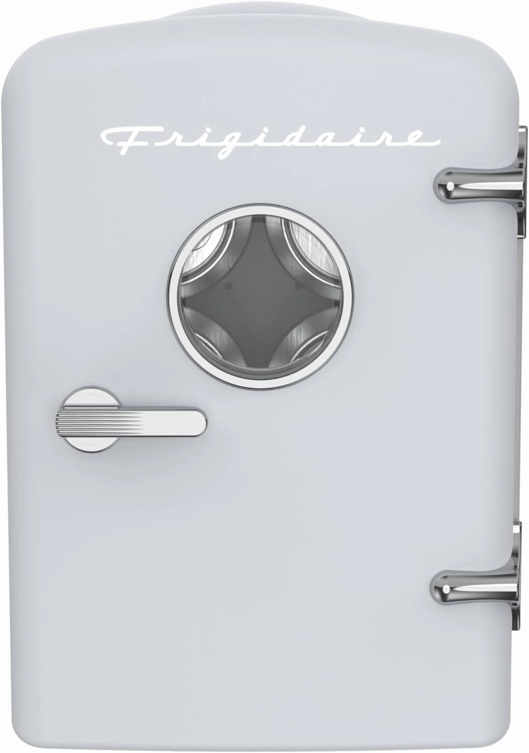 Frigidaire EFMIS129-WHITE, Mini Portable Fridge, 4 Litres Capacity, Chills Six 12oz Cans, 100% Freon-Free & Eco Friendly, Beverage Cooler- White
