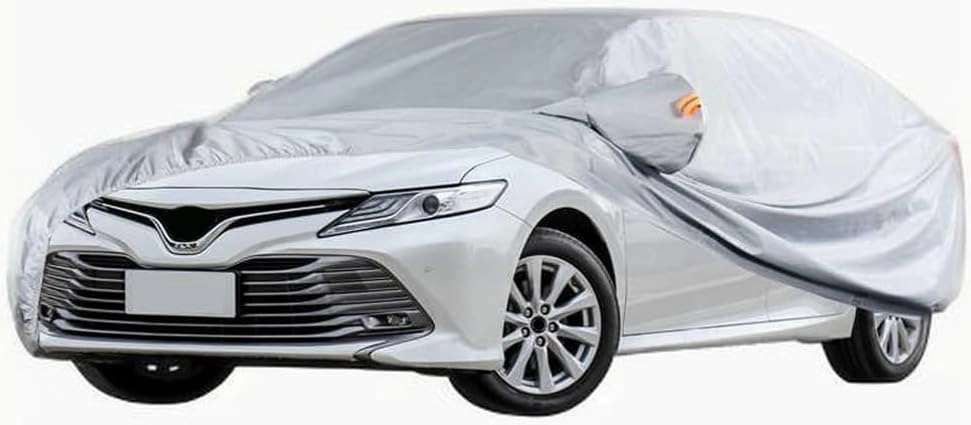 Full Car Covers for Toyota Camry 8th Gen 2018 2019, All Weather Exterior Waterproof Scratch Automobile Apparel Non Slip Clothing Windproof Durable Protective Layer