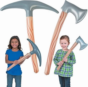 Fun Express Inflatable Axes Kit - 24 Pc