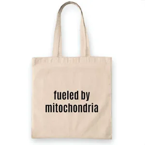 Funny Biology Teacher Gift Mitochondria Inspired Science Present Perfect for Biologists and Microbiologists Natural White Multicolor Canvas Tote Bag