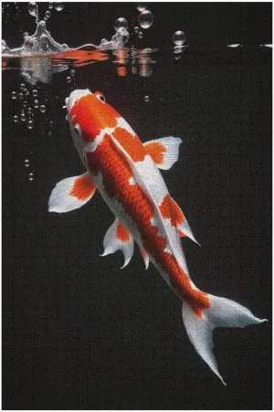 Funny Wooden Puzzles - Beautiful Fish - 1000 Piece Jigsaw Puzzle for Adults，Challenging Toys for Party Game - Home Wall Decor Gifts - Great Gifts for Puzzle Lover，Family Education Puzzles