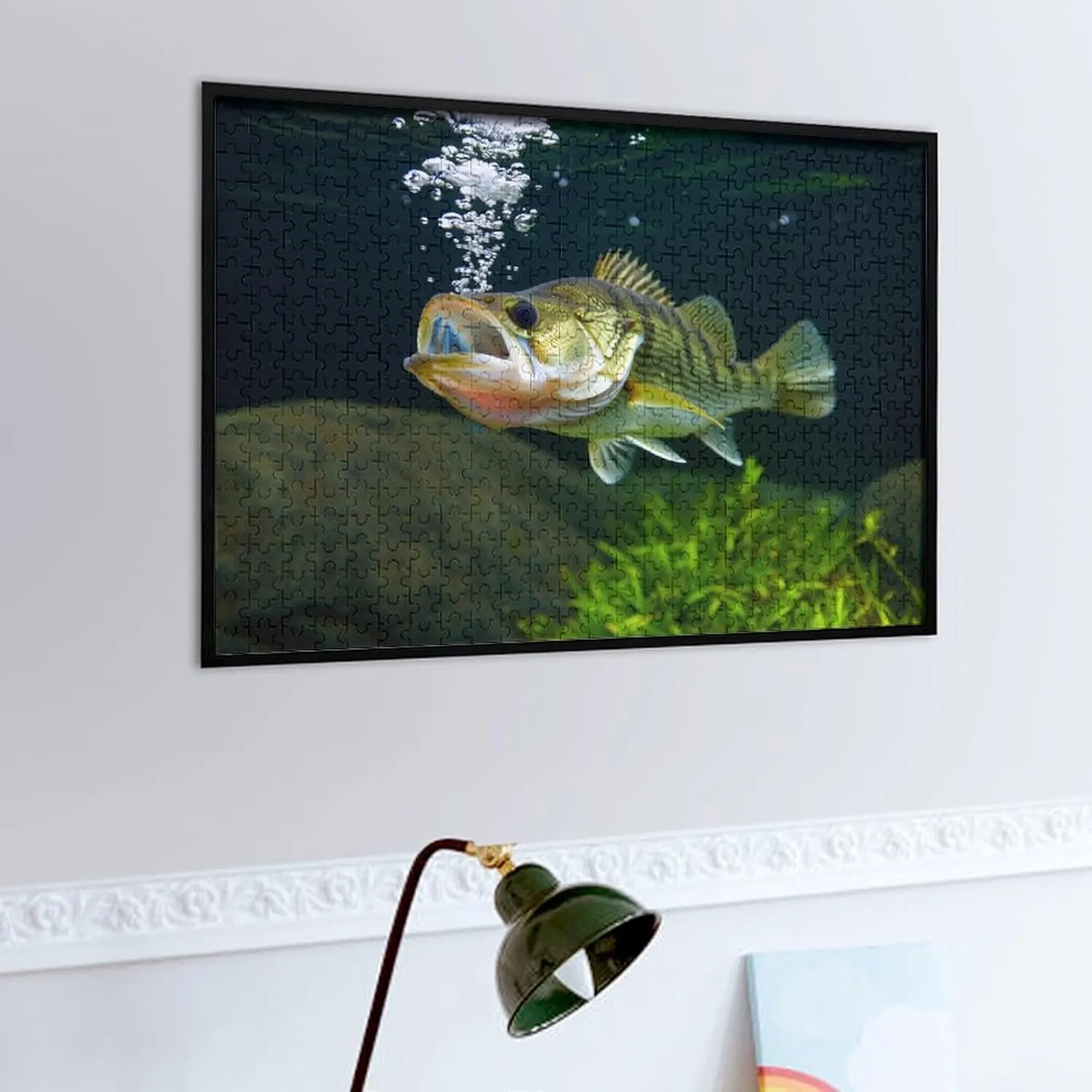 Funny Wooden Puzzles - Fish Under The Water Theme Puzzle，500 Pieces Jigsaw Puzzle for Adults,Educational Puzzles Game，Ideal for Family Fun and Relaxation Toys