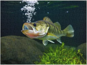 Funny Wooden Puzzles - Fish Under The Water Theme Puzzle，500 Pieces Jigsaw Puzzle for Adults,Educational Puzzles Game，Ideal for Family Fun and Relaxation Toys