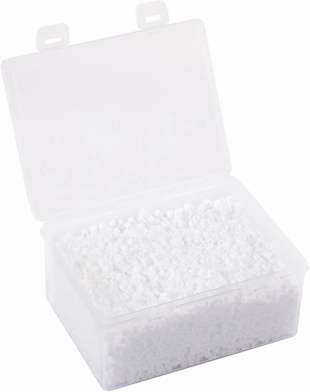 Fuse Beads 7000 Pieces Melty Beads 5mm Fusible Beads Compatible Perler Beads Hama Beads, White