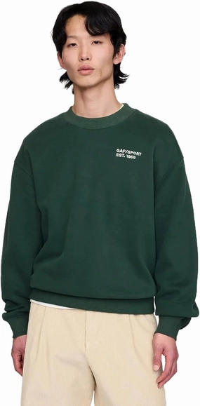 GAP Men's Mini Logo Crewneck Sweatshirt