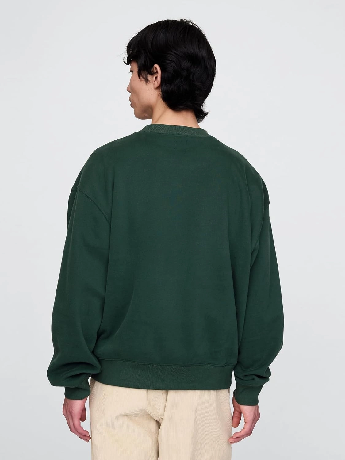 GAP Men's Mini Logo Crewneck Sweatshirt