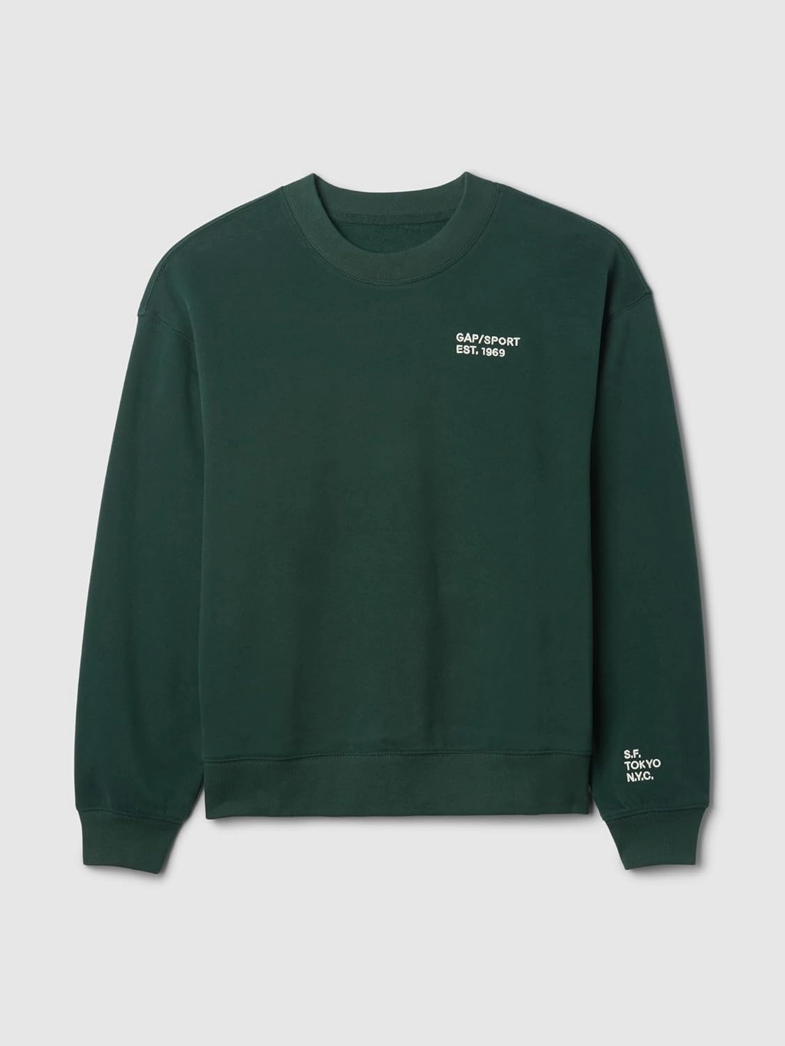 GAP Men's Mini Logo Crewneck Sweatshirt