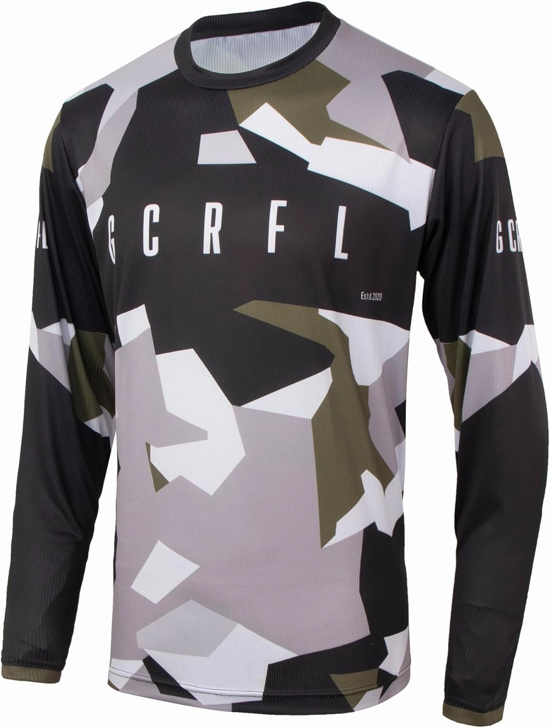 GCRFL Men's Cycling Jersey Shirt Long Sleeves Downhill, Off-Road, MTB Jersey Racing Riding Mountain Bike Motocross Shirt