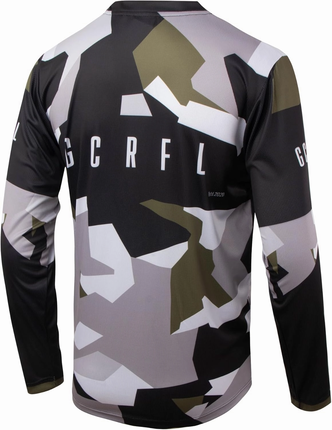 GCRFL Men's Cycling Jersey Shirt Long Sleeves Downhill, Off-Road, MTB Jersey Racing Riding Mountain Bike Motocross Shirt