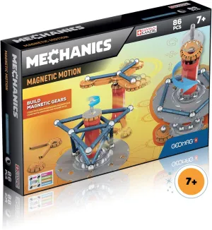 Geomag Magnetic Toys | Kids STEM Building Toys | Mechanics Magnetic Motion | Magnet Gears Construction | Educational Gifts | Swiss-Made | Age 7  86 Piece