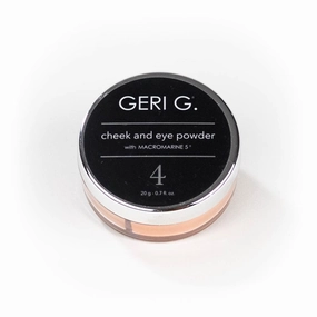 Geri G Cheek & Eye Powder Duo - Beach Bronze & Peach Blush | Clean Beauty, Cruelty Free