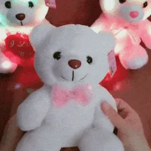 Glowing LED Teddy Bear – Color-Changing Plush Toy for Bedtime Comfort & Gifts